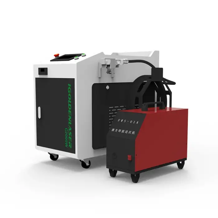 4-in-1 Handheld Fiber Laser Welding Machine  Plug and Play Higher Processing Efficiency.