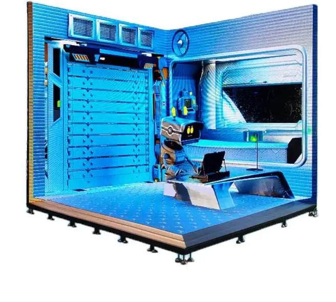 3d 4d Indoor Cinema Immersive Virtual Film Shooting Studio Event Background 8k Modular Led Wall Display Screen Panel