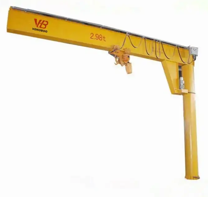 1ton 3ton 5ton Motorized Electric Pillar Remote Control Jib Crane