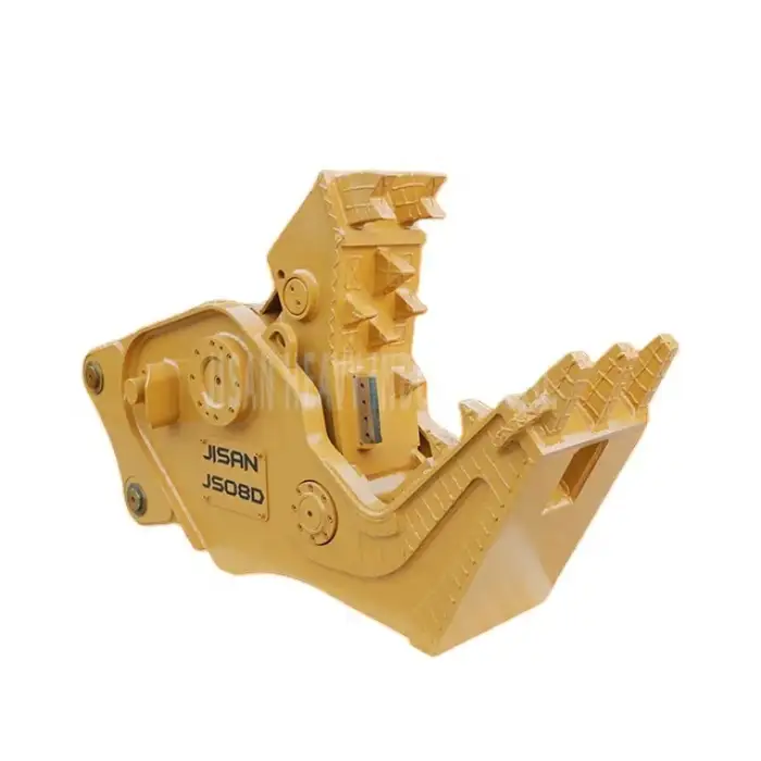 Excavator Bucket Crusher and Pulverizer Oem Service Mobile Stone Crusher with Diesel Engine Engineering Stone Plant