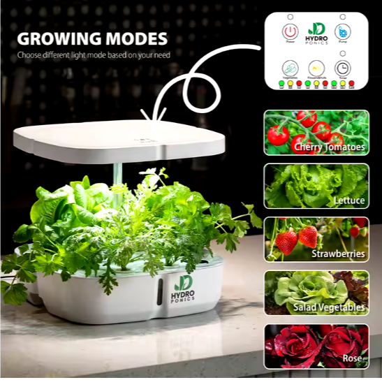 Customized Smart Mini Equipment Indoor Hydroponic Kit Growing Nursery Garden Aeroponic Planters Electronic Hydroponic System