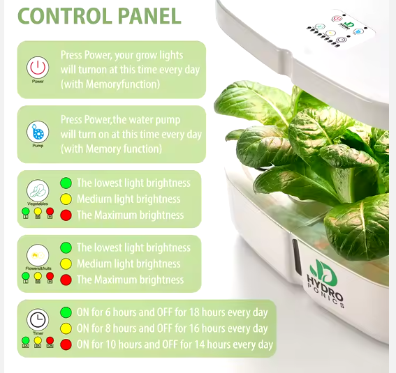 Customized Smart Mini Equipment Indoor Hydroponic Kit Growing Nursery Garden Aeroponic Planters Electronic Hydroponic System