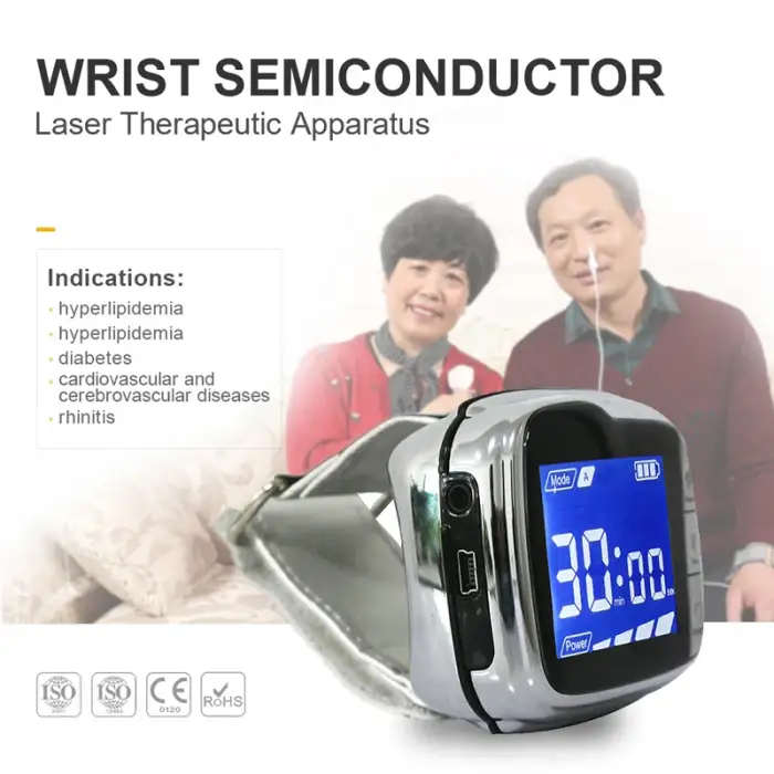 Multifunctional Laser Therapy Watch for Rehabilitation Therapy Supplies