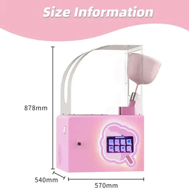 Mini Cotton Candy Machine for Kids, Commercial Portable Cotton Candy Maker