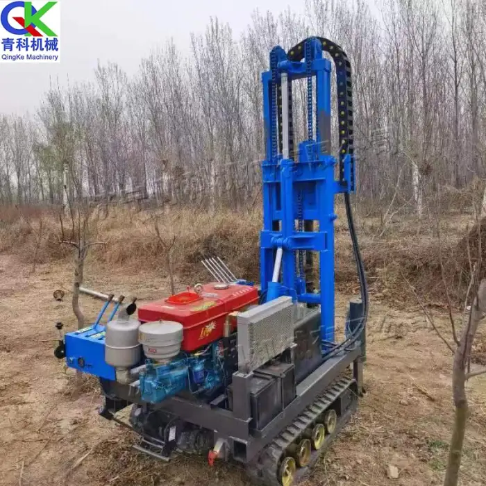 Crawler Photovoltaic Pile Driver Self-Propelled Auger Drilling Rig Foundation Pile Driving Machine