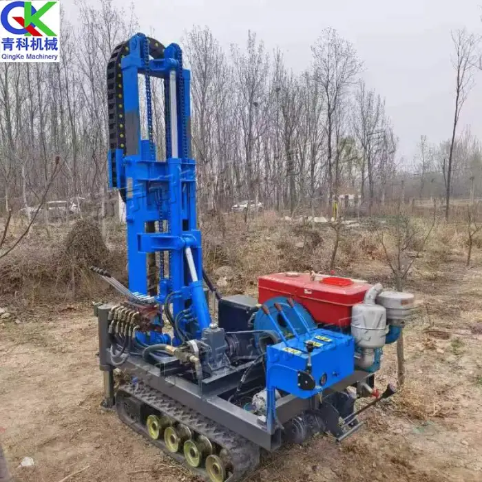 Crawler Photovoltaic Pile Driver Self-Propelled Auger Drilling Rig Foundation Pile Driving Machine