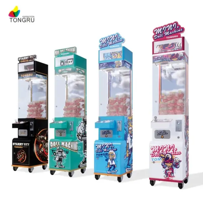 Mini Crane Claw Machine Toy 1 Player Mini Doll Machine