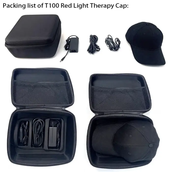 Red Light Therapy Helmet  630nm 660nm 780nm 850nm 940nm Red Light Therapy Hat Relieves Pain Cap