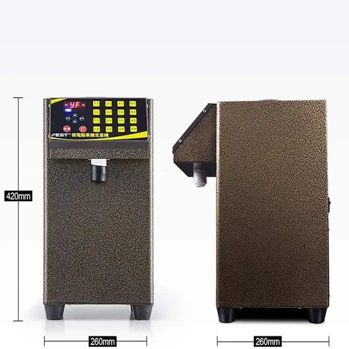 Stainless Steel Automatic Fructose Dosing Machine Other Food Processing Machinery 8L Hopper Fructose Dispenser Machine