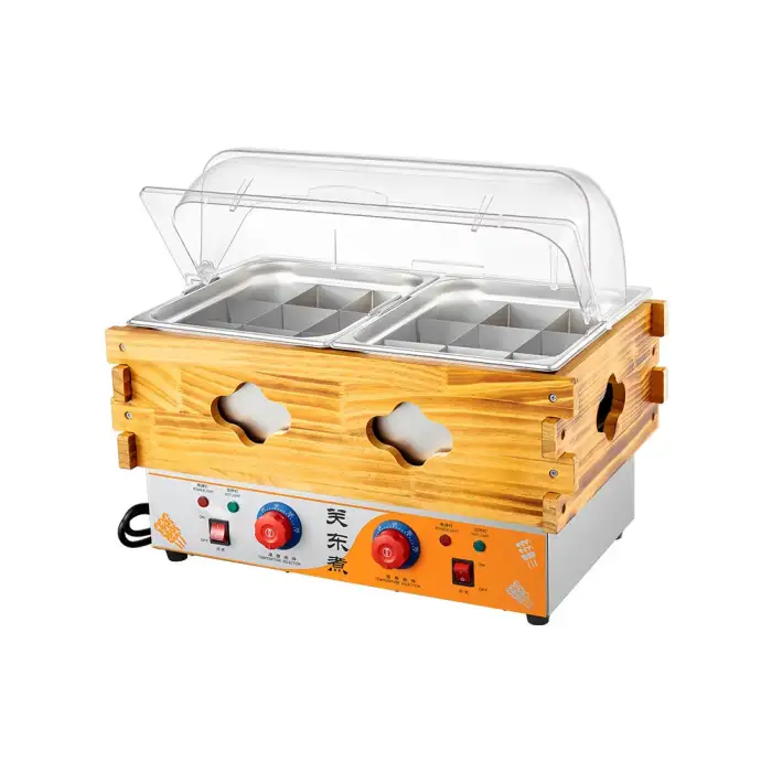 Electric Traditional Snack Making Machine Kanto Cooking Machine Oden Cooker