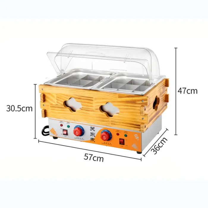 Electric Traditional Snack Making Machine Kanto Cooking Machine Oden Cooker