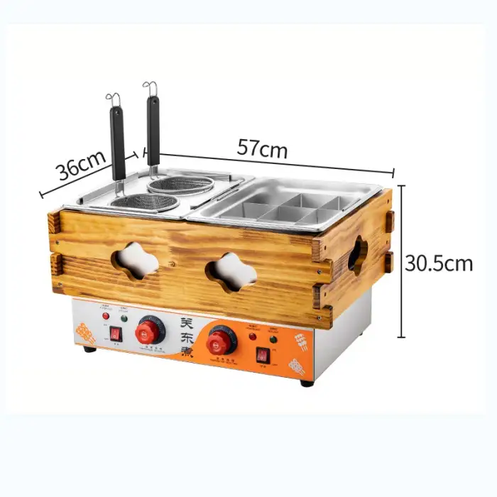 Electric Traditional Snack Making Machine Kanto Cooking Machine Oden Cooker