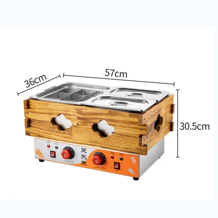 Electric Traditional Snack Making Machine Kanto Cooking Machine Oden Cooker