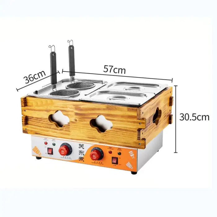 Electric Traditional Snack Making Machine Kanto Cooking Machine Oden Cooker