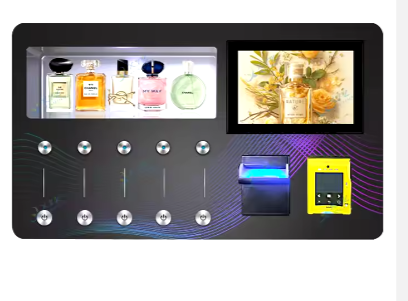 Latest Sample Wall Mounted Cologne Vending Machine XYZ Cologne And Perfume Vending Machine