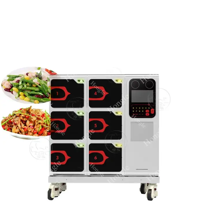 Commercial Automated Rice Automatic Food Cooking Machine No-Fume No-Clean Smart Cooking Equipment