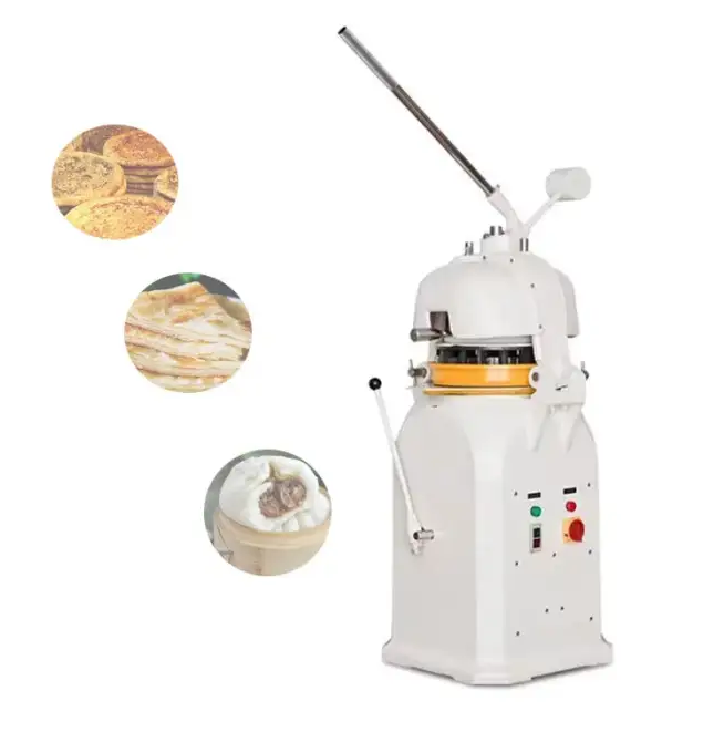 Dough Divider Rounder Pita Making Machine Semi-Automatic Bread Pizza Dough Ball Roller Cutting Machines