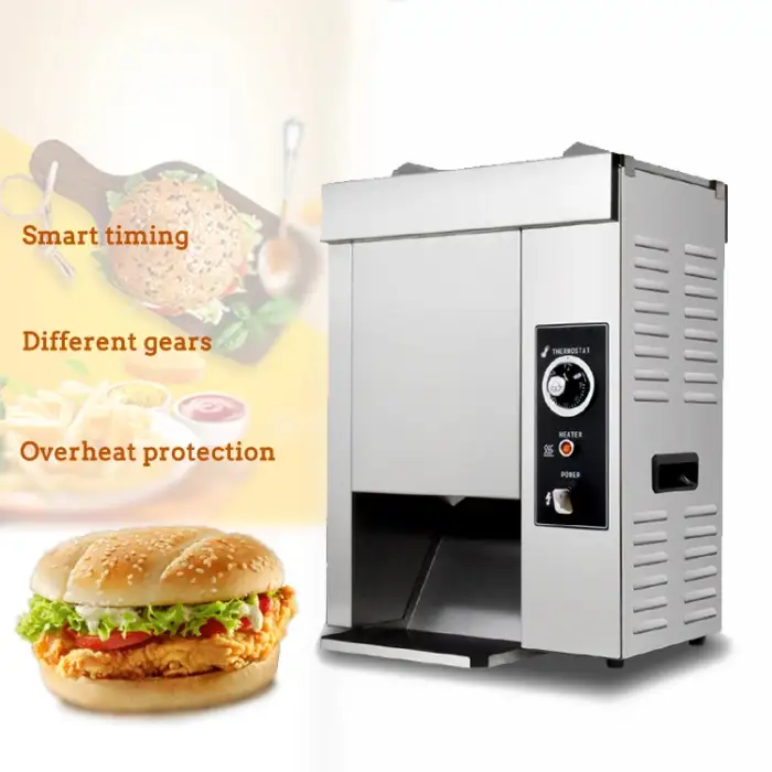 Commercial Snack Machine Industrial Automatic Electric Hamburger Machine Hamburger Bread Machine