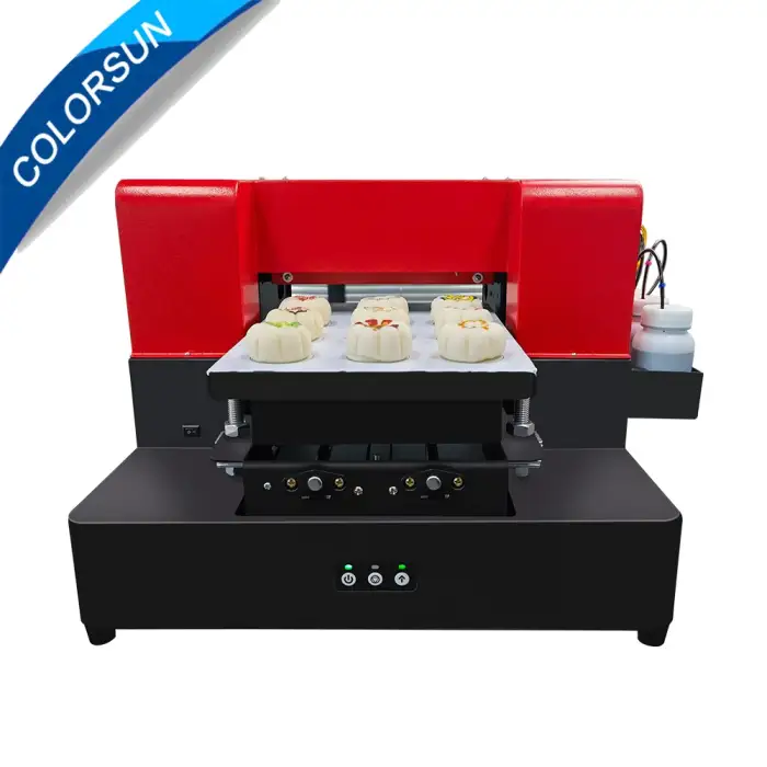 A4 Size Food Dessert Printer With Edible Ink Print Machine For Sugar Fondant Cookies Chocolate Beans Macaron Printing