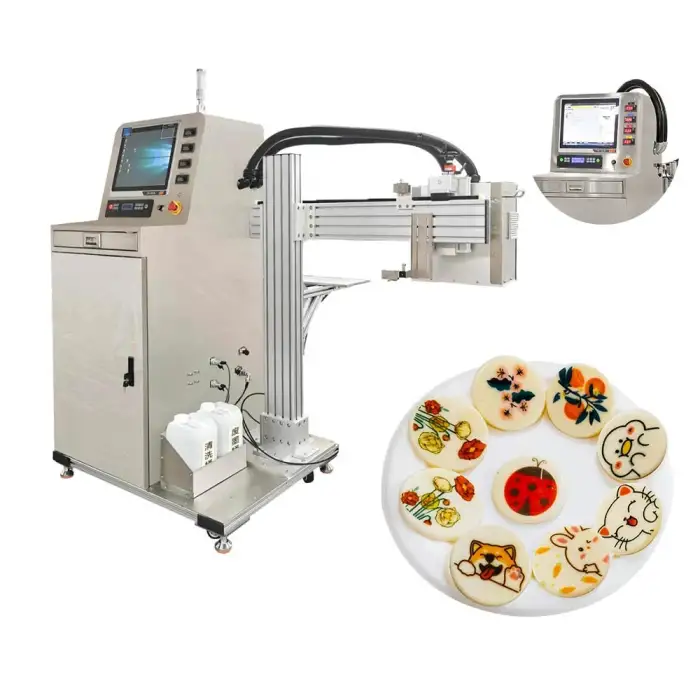 Cake Printer Machine industrial inkjet Food Printing Machine Macaron Printer