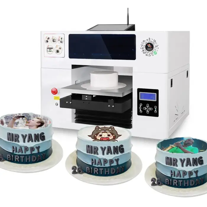 Edible A3 A4 Photo Printer Direct To Birthday Cake Printing Image Wifi Digital Food Selfi-Photo Printer