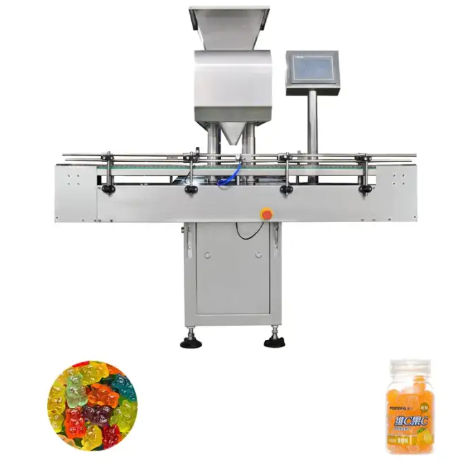 Automatic effervescent Tablet Gummy Bear Candy Counting Packing Machine Bottling Capsule Chewing Gum Electronic Counter