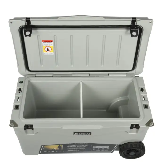 Outdoor Insulated Rotomolded Fridge Cooler Ice Box With Wheels