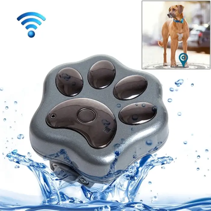 Waterproof Anti-lost WiFi GSM Smart Mini GPS Tracker for Pet Location Tracker