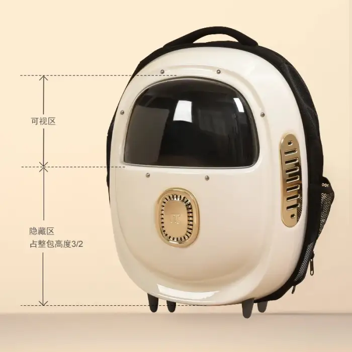 Waterproof Travel Dog Cat Food Pet Carrier Bag Cat Backpack With Air Circulation Function