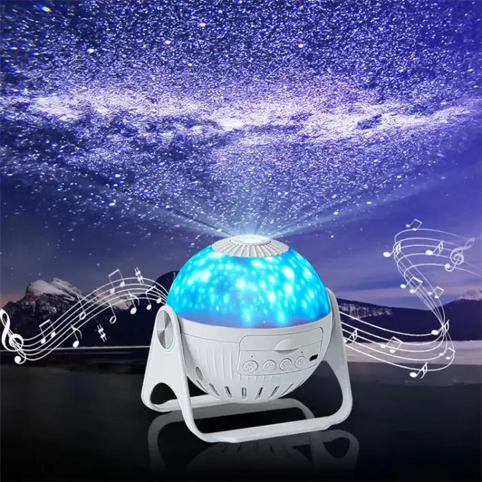 HD Focusing Star Night Starry Projector Light, Laser LED Star Projector BT Music Speaker Galaxy Projector