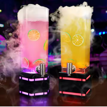 3 Liter 5 Liter Acrylic Drink Dispenser Light Emitting Diode Draft Beer Keg Bar Commercial Cocktail Tower Cooler