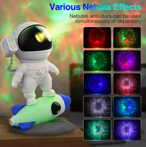 Astronaut Galaxy Projector Star Night Light Nebula Space Buddy