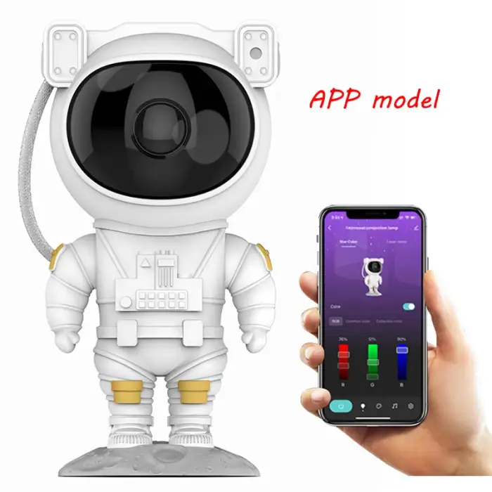 Astronaut Shape Night Light Astronaut Star Sky Projection Star Night Light Star Astronaut Projector for Baby Bedroom