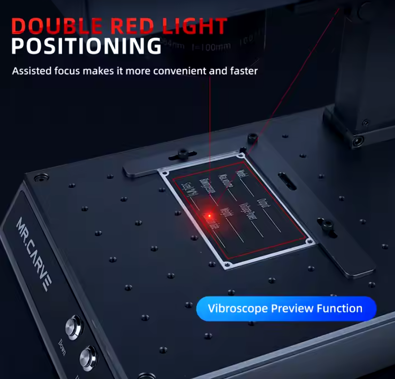 Portable Fiber Laser Metal Engraving Marking Machine High-Precision