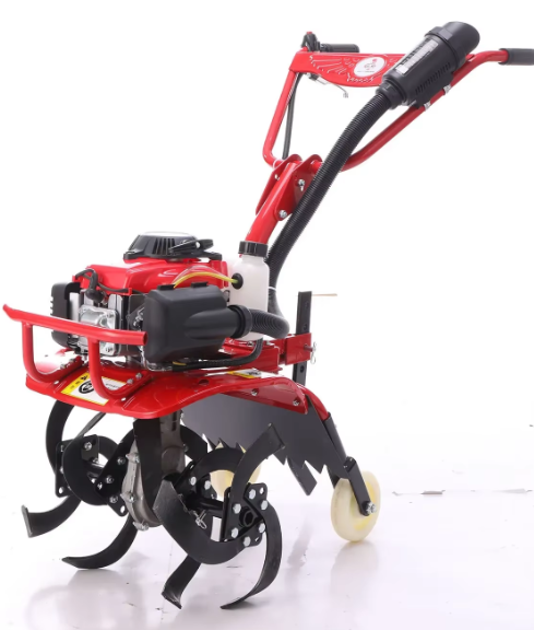 Hand Push Gasoline Rotary Tiller Cultivator Agricultural Farming Rotavator Mini Weeding Power Tiller