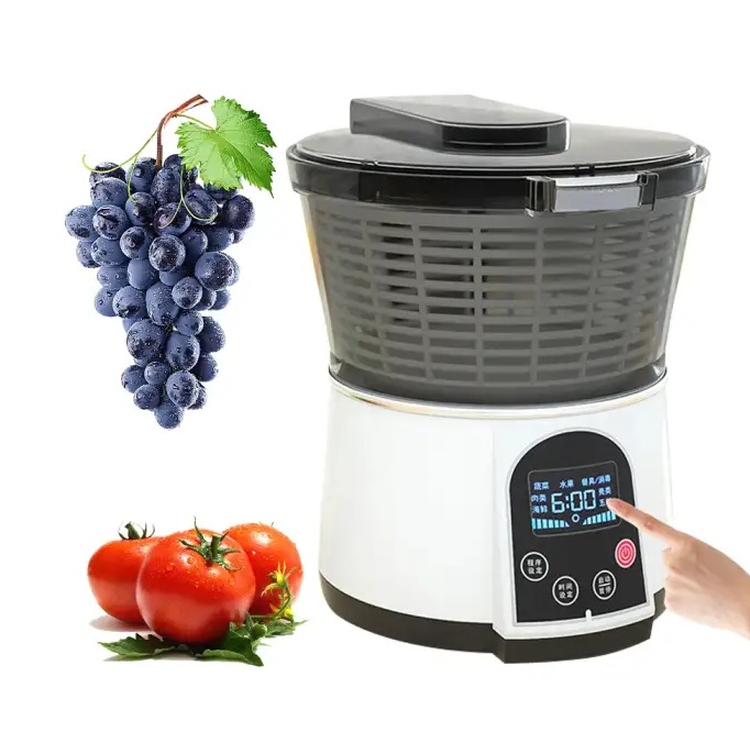 Fruit And Vegetable Washing Machine 6L Vegetable Washer Vegetable Fruit Meat Sterilization Washing Machine