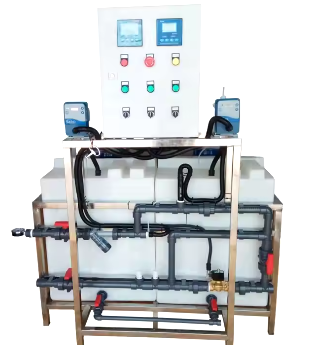 Automatic Chemical Liquid Acid Alkali pH Chlorine Dosing System