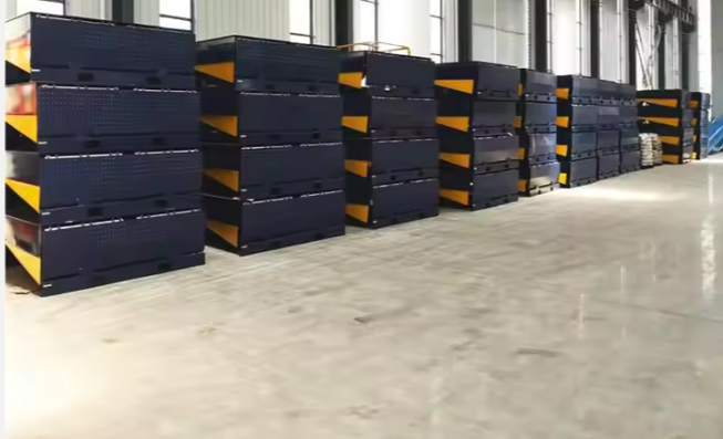 1-10 Ton Fixed Hydraulic Dock Ramp Electric Dock Leveler for Container Warehouse Loading Platform