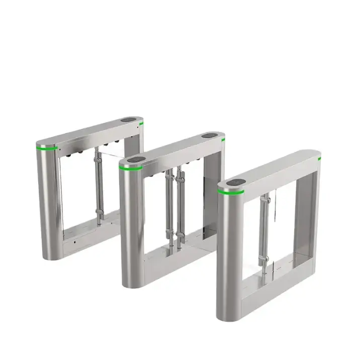 Fast Access Control Smart Hotel Remote Control Supermarket Entrance Automatic Swing Barrier Baffle Gate Turnstile