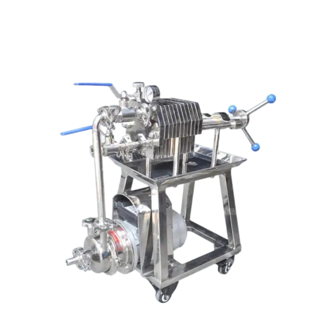 Stainless Steel Milk Plate Press Filtration/Wine Purifier/Vegetable Oil Filter Press Machine