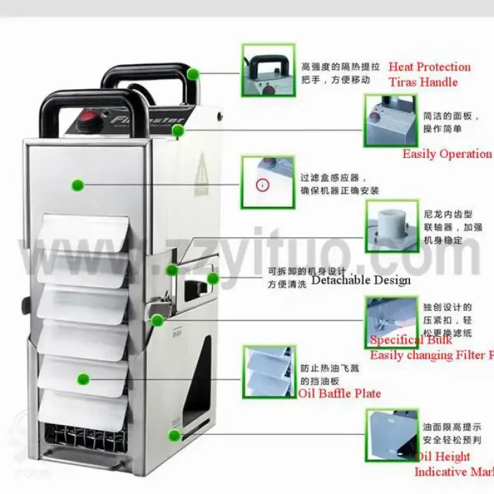 Cooking Oil Filter Machine /Cooking Oil Filtration System / Used Vegetable Oil Purifier