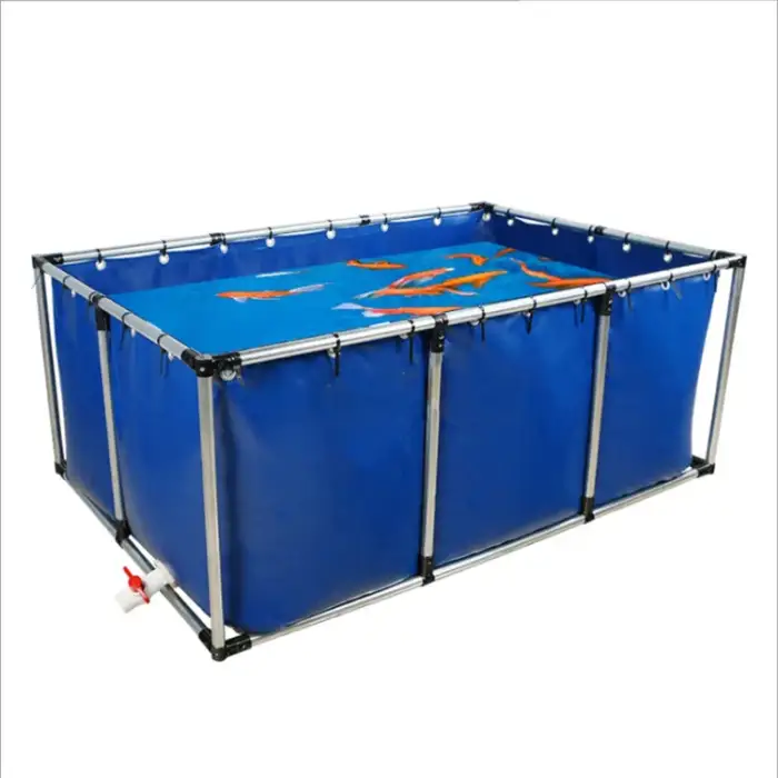 Fish Farming Equipment Tarpaulin Fish Farming Tank Economic Fish Farming Pond PVC Tank