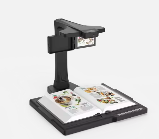 BS3000PRO Laser Assisted A3 High Resolution Book Scanner With Preview Screen V-shaped Book Cradle