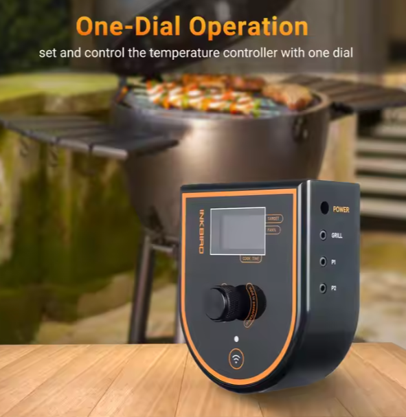 WiFi  Automatic BBQ Smoker Inkbird  Controller Temperature Thermometer for Kettle Grill