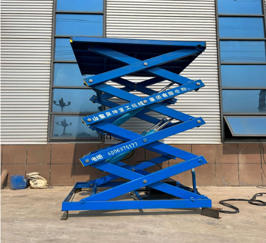 1000Kg Stationary lift platform , table size 1600(W)*1800(L) mm and lift height 4200mm - Model: SJG1-4.2