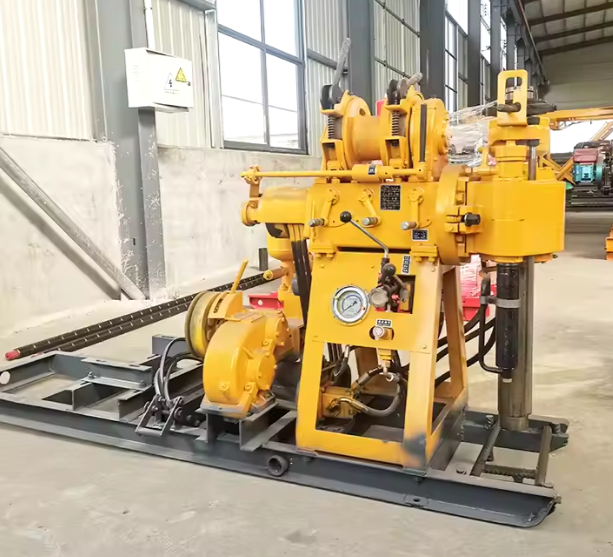 Pneumatic Water Well Drilling Rig 150m Borehole Drilling Machine