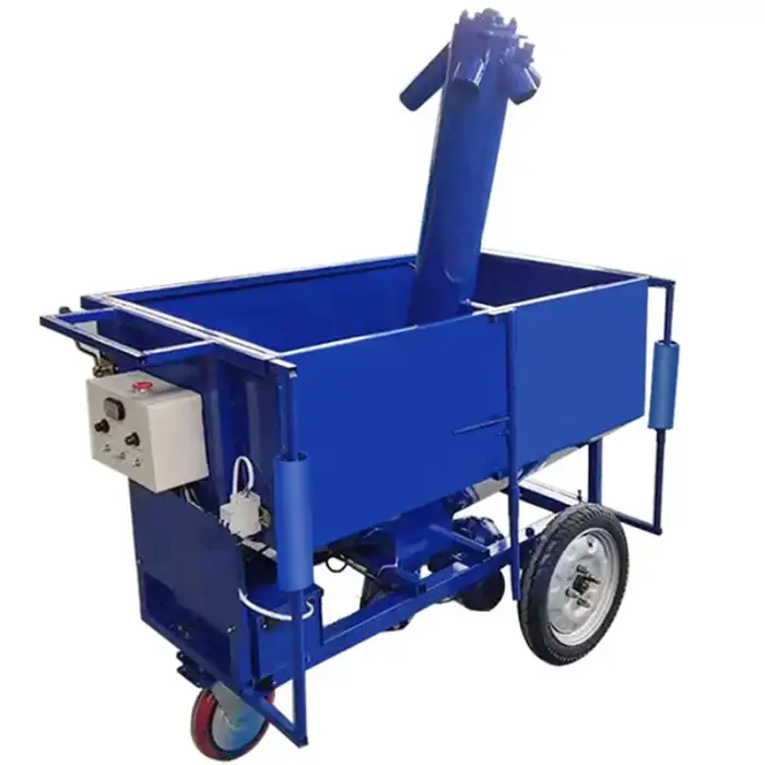 Automatic Manual Feeding Cart/Chicken Feeding Cart Use in Poultry Farm/Manual Push Feeder