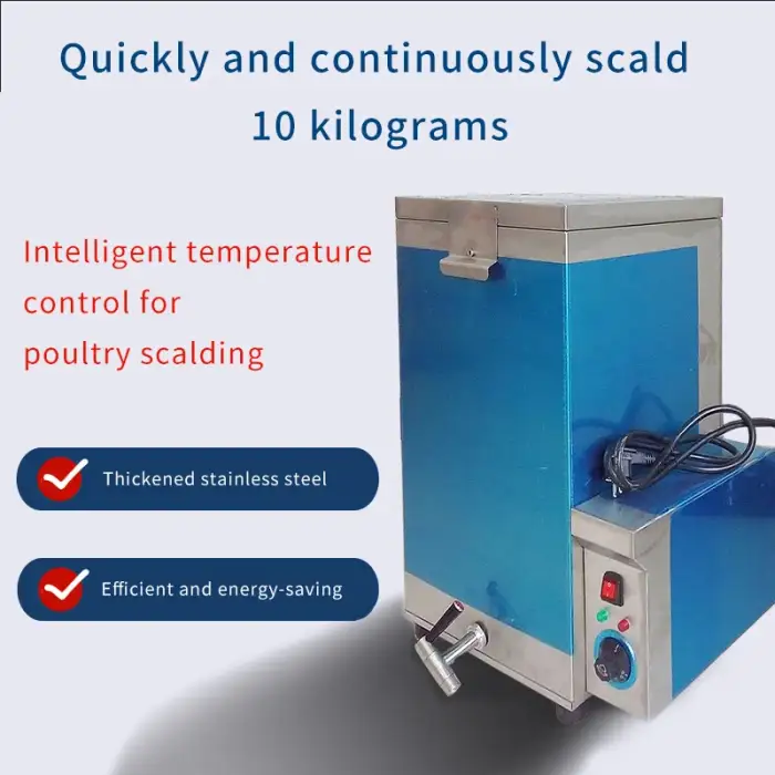 Poultry Use Chicken Scalder & Plucker Machine 70L/120L