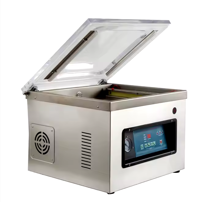 Vacuum Sealer Optional Inflation Function Steak Rice Thermoforming Packing DZ400