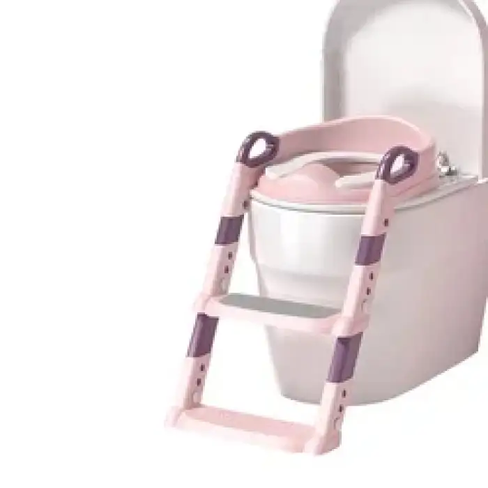 Foldable Kids Toilet Training PVC Cushion Child Potty Ladder Baby Potty Training